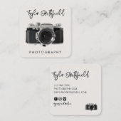 Visitekaartje voor Rustige camera fotografie (Voorkant / Achterkant)