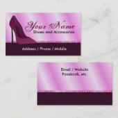 Visitekaartje voor schoenenwinkel (Voorkant / Achterkant)