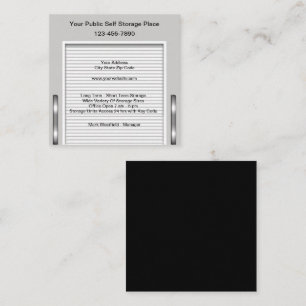 Visitekaartje voor Self Storage- en Moving Service