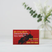 Visitekaartje voor sluitstip (Staand voorkant)