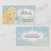 Visitekaartje voor spa en esthetica (Voorkant / Achterkant)