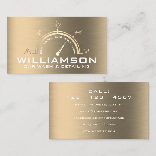 Visitekaartje voor stijl van het bedieningspaneel  (Voorkant / Achterkant)