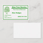 Visitekaartje voor structuurservice (Voorkant / Achterkant)