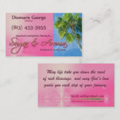 Visitekaartje voor suiker en aroma's (Voorkant / Achterkant)