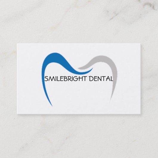 Visitekaartje voor tandheelkunde/orthodontie (Voorkant)