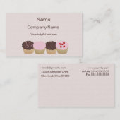 Visitekaartje voor tapedrift (Voorkant / Achterkant)