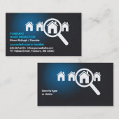 Visitekaartje voor thuisinspectie (Voorkant / Achterkant)