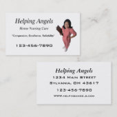 Visitekaartje voor thuisverpleging (Voorkant / Achterkant)