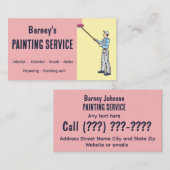 Visitekaartje voor verfservice (Voorkant / Achterkant)