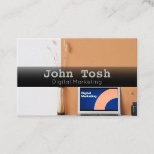Visitekaartje voor verkoop van digitale marketing