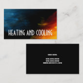 Visitekaartje voor verwarming en airconditioning (Voorkant / Achterkant)