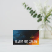Visitekaartje voor verwarming en airconditioning (Staand voorkant)