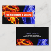 Visitekaartje voor verwarming en airconditioning (Voorkant / Achterkant)