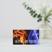 Visitekaartje voor verwarming en airconditioning (Staand voorkant)