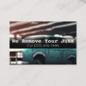 Visitekaartje voor verwijdering van residentiële j (Voorkant)