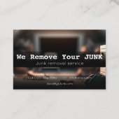 Visitekaartje voor verwijdering van residentiële j (Achterkant)