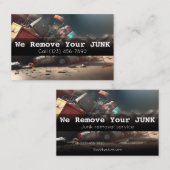 Visitekaartje voor verwijdering van residentiële j (Voorkant / Achterkant)