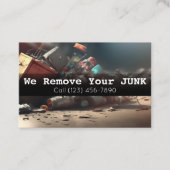 Visitekaartje voor verwijdering van residentiële j (Voorkant)