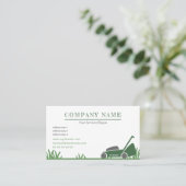 Visitekaartje voor verzorging en tuinbouw (Staand voorkant)