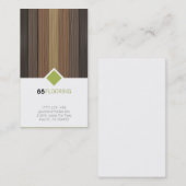 visitekaartje voor vloerbedekking (Voorkant / Achterkant)