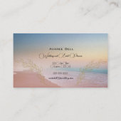 Visitekaartje voor weddenschappen en evenementen (Achterkant)