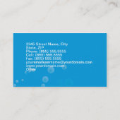 Visitekaartje voor zwembad (Achterkant)