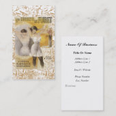  Visitekaartje vrouwencorsetten (Voorkant / Achterkant)