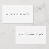 Visitekaartje VS-grootte (Voorkant / Achterkant)