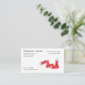 Visitekaartje wapenhandelaar (Staand voorkant)