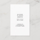 Visitekaartje Waterverf Bunny (Achterkant)