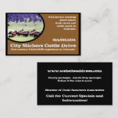 Visitekaartje western land : Rundveer (Voorkant / Achterkant)