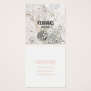 VISITEKAARTJE : WILLIAM MORRIS : WILD TULIP