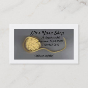 visitekaartje "Yarn"