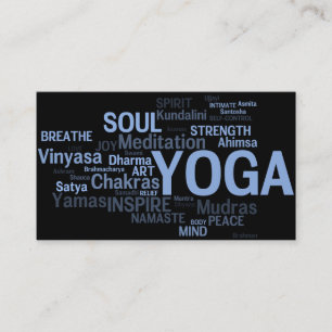 VISITEKAARTJE YOGA-instructeur - Yoga Words