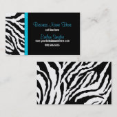 Visitekaartje Zebra Print (Voorkant / Achterkant)