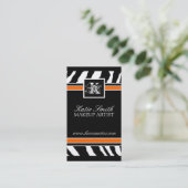 Visitekaartje Zebra Print (Staand voorkant)