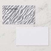 Visitekaartje Zebra Print (Voorkant / Achterkant)