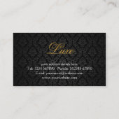 Visitekaartje Zebra Print (Achterkant)