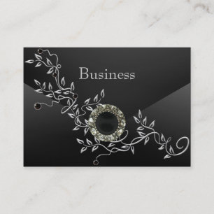 Visitekaartje Zizzago Black Silk Diamond Jewel