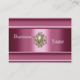 Visitekaartje Zizzago Silk Roze Parel Jewel