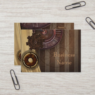 Visitekaartje Zizzago Steampunk Design