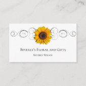 Visitekaartje zonnebloempitten (Voorkant)