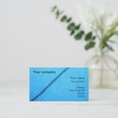 visitekaartje "zwembad" (Staand voorkant)