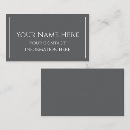 Visitekaartjes (Voorkant / Achterkant)