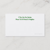 Visitekaartjes (Achterkant)