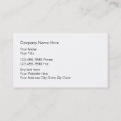 Visitekaartjes (Achterkant)