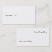 Visitekaartjes (Voorkant / Achterkant)