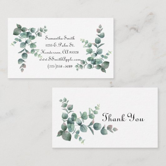 Visitekaartjes (Voorkant / Achterkant)