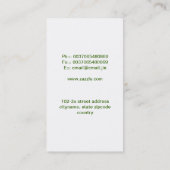 visitekaartjes (Achterkant)