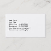 Visitekaartjes (Achterkant)